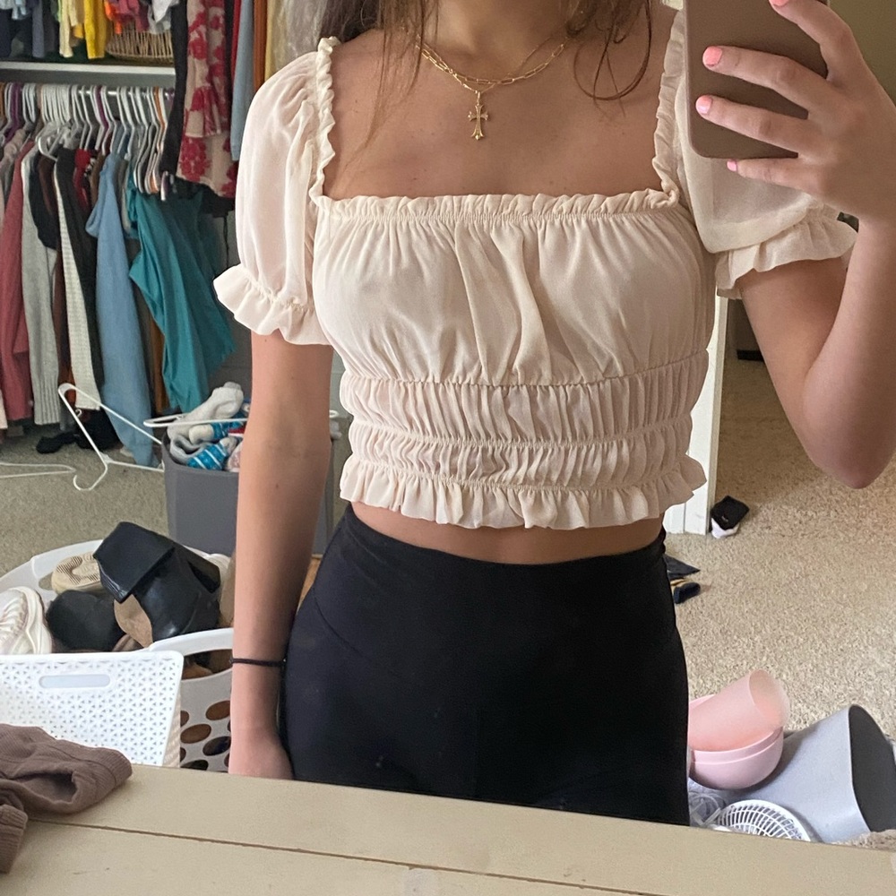 Light pink blouse